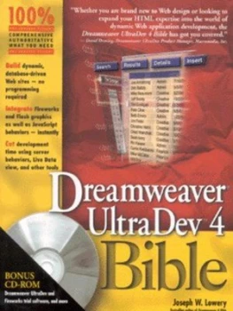 Image of Dreamweaver Ultradev Bible by Joseph Lowery Paperback