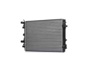 Image of RIDEX Engine radiator Aluminium 470R0651 Radiator, engine cooling,Radiator VW,AUDI,SKODA,Polo Schragheck (6R1, 6C1),A1 Sportback (8XA, 8XF)