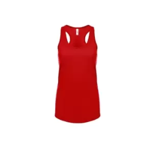 Image of Next Level Womens/Ladies Ideal Racer Back Tank Top (L) (Red)