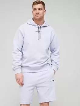 Image of HUGO Dalegre Overhead Hoodie - Light Purple, Light Purple, Size L, Men