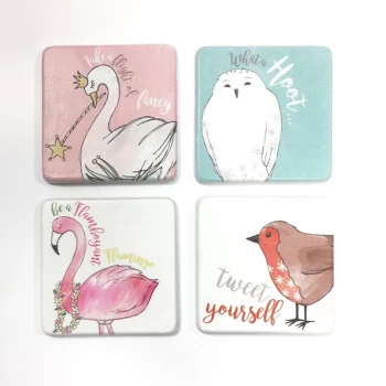 Image of Bird Coaster Set By Heaven Sends
