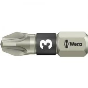 Image of Philips bit PZ 3 Wera 38551 TS PZ 3 X 25 MM Stainless steel