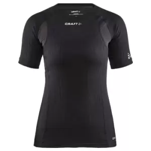 Image of Craft Womens/Ladies Extreme X Round Neck Active T-Shirt (L) (Black)