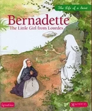 Image of bernadette the little girl from lourdes
