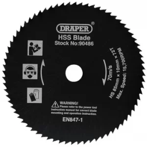 Image of Draper 90486 HSS Saw Blade (85mm)