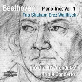 image of Beethoven Piano Trios Trio Op 9.7" Archduke/Triple Concerto - Volume 1 by Ludwig van Beethoven CD Album