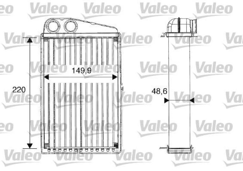 Image of Heater matrix VALEO 812247