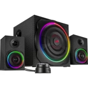 Image of SpeedLink SL-830100-BK 2.1 PC speaker Bluetooth , Corded, USB 60 W Black