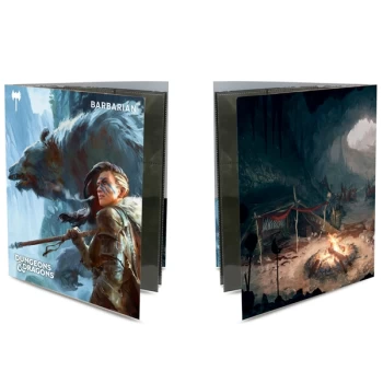 Image of Ultra Pro Dungeons & Dragons Class Folio with Stickers - Barbarian