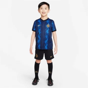 image of Nike Inter Milan Home Mini Kit 2021 2022 - Blue