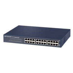 image of Netgear ProSafe Plus 24-Port Fast Ethernet Unmanaged Switch