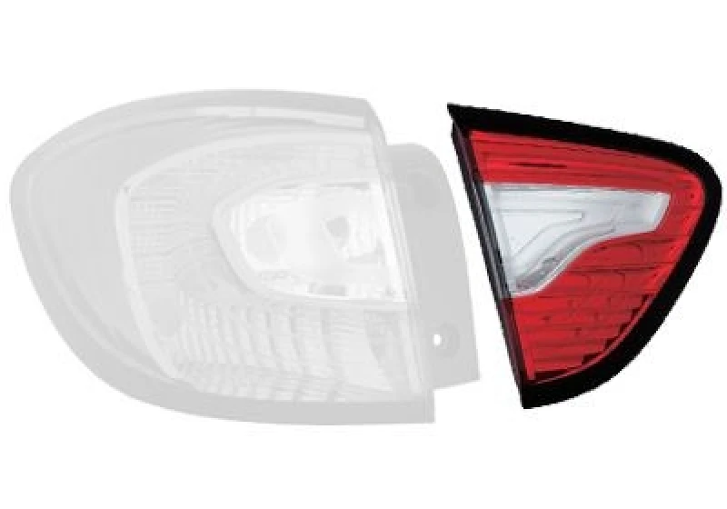 Image of VAN WEZEL 4386923 Rear light Inner Section, with bulb holder, Left Combination Rearlight (391)