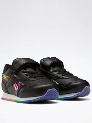 Image of Reebok Royal Classic Jogger 3 Shoes, Black, Size 3.5 Younger