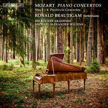 Image of Ronald Brautigam - Mozart: Piano Concertos Nos 1-4 Pasticcio Concertos CD