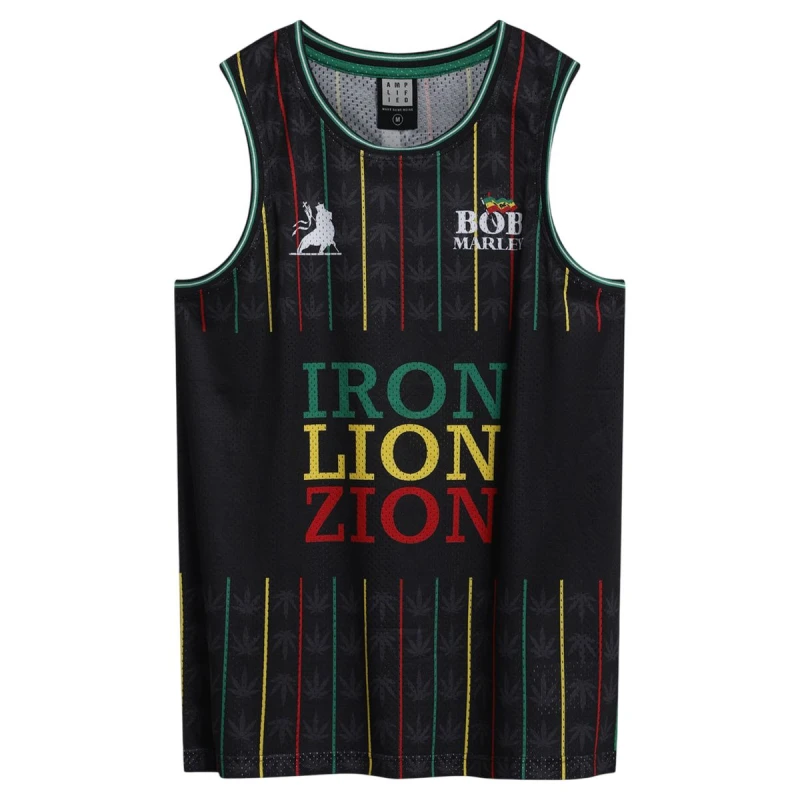 Image of Amplified Amplified Men Destroyer Kiss Basketball Jersey in Black Size: Medium Black M Male 5063750912622