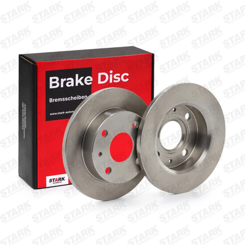 Image of STARK SKBD-0022150 Brake disc Front Axle, solid, Cast Iron, Uncoated, Untreated, without bolts/screws Cast Iron Brake Disc (82)