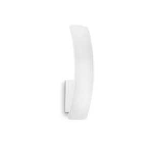 Image of Vela LED 1 Light Indoor Wall Uplighter White