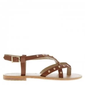 image of Firetrap Blackseal Dalhia Gladiator Sandals - Tan Leather