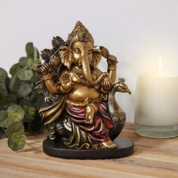 Image of Faith & Hope Bronze Effect Medium Figurine - Ganesh
