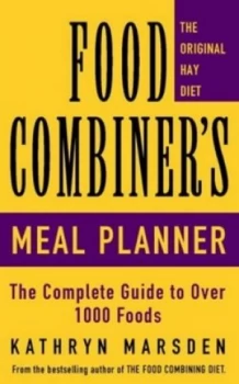 Image of The Food Combiners Meal Planner by Kathryn Marsden Paperback