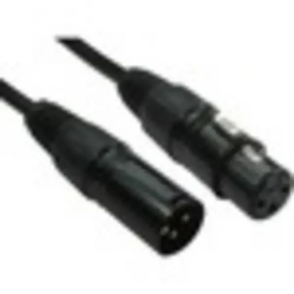 image of Cables Direct 2m XLR Audio Cable for Audio Device, Microphone 2XLR-BK020