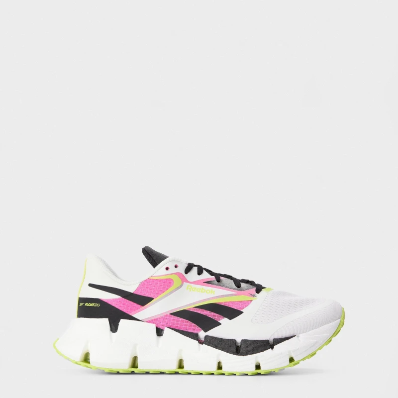 Image of Reebok Womens Floatzig Everyday Neutral Road Running Shoes Chalk/Black/Las female 4 (37)