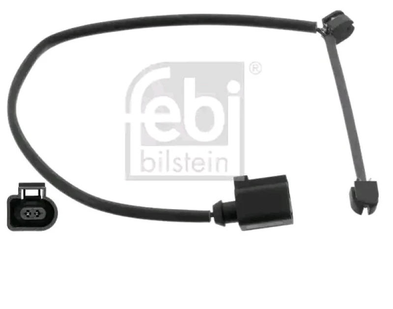 Image of FEBI BILSTEIN 47369 Brake Pad Wear Sensor Front Axle Right Warning Contact,brake pad wear (407)