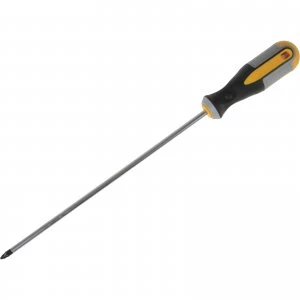 image of Roughneck Magnetic Pozi Long Reach Screwdriver PZ2 250mm