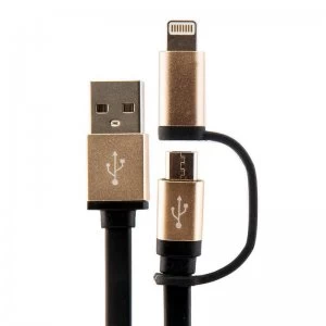 Image of Urbanz 2-in-1 USB 1M Charging Cable