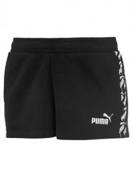 Puma Amplified 2 Shorts TR - Balck , Black, Size L, Women