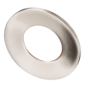 Image of KnightsBridge Evolve Fire Rated Twist and Lock Downlight Fixed Trim Bezel - Brushed Chrome