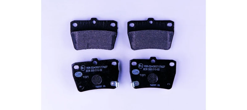 Image of HELLA Brake pad set HELLA 8DB 355 010-521