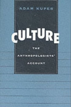 Image of Culture by Adam Kuper Book