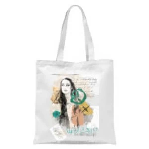 image of Aquaman Mera Tote Bag - White