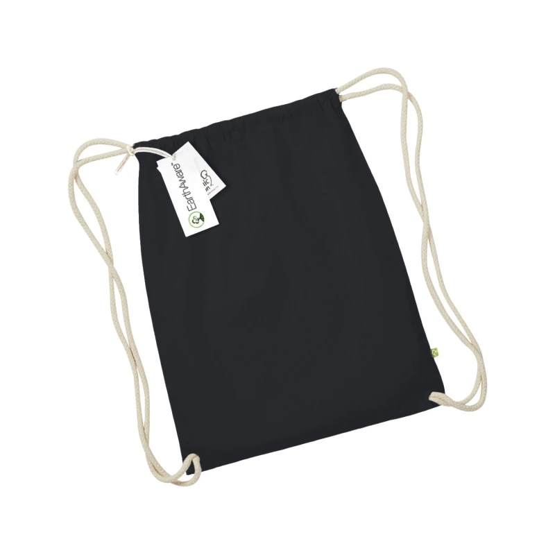 Image of Westford Mill Mens EarthAware Gymsac in Jet Black Jet Black Male
