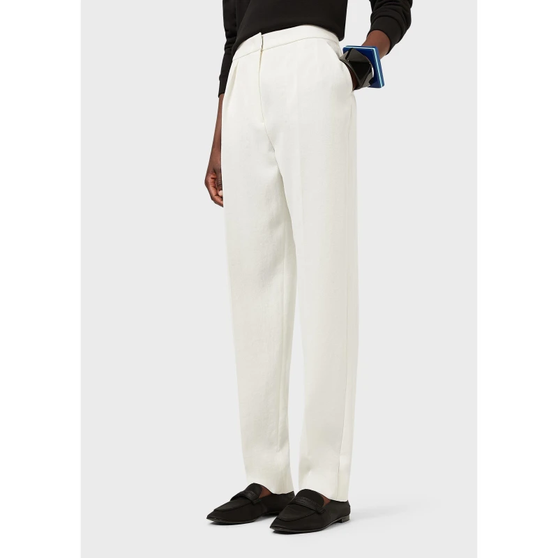 Image of Emporio Armani Emporio Darted Trsrs - White White 4