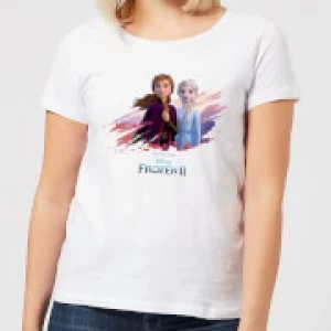 Image of Frozen 2 Nature Is Beautiful Womens T-Shirt - White - 3XL