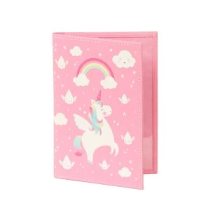 Sass & Belle Rainbow Unicorn Passport Holder