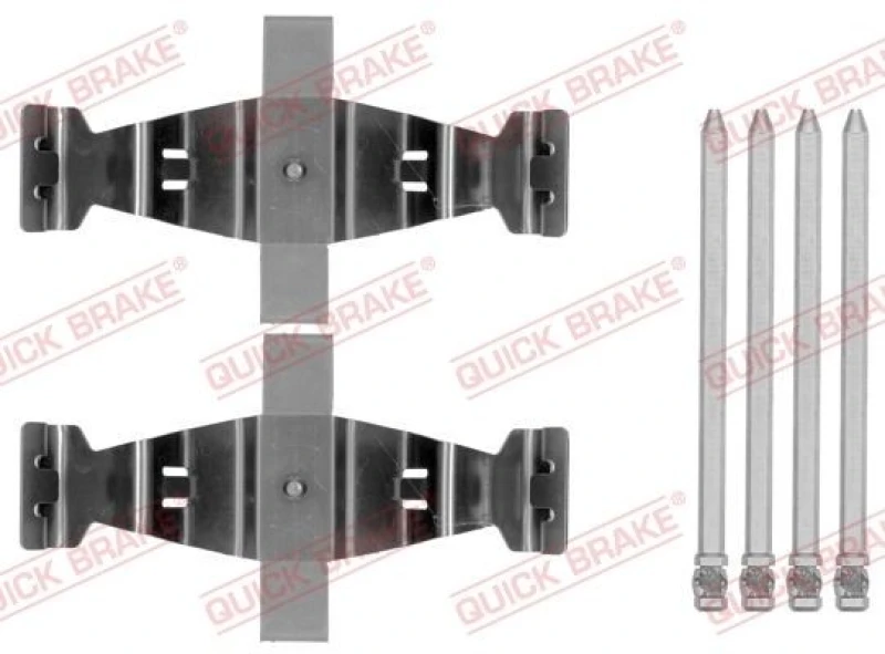 Image of QUICK BRAKE Brake pad fitting kit QUICK BRAKE 109-1786