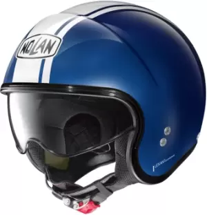 Image of Nolan N21 Dolce Vita Jet Helmet, white-turquoise-blue Size M white-turquoise-blue, Size M