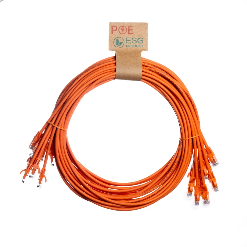 Image of Cablenet 0.3m Cat6 RJ45 Orange U/UTP LSOH 24AWG Snagless Booted Patch