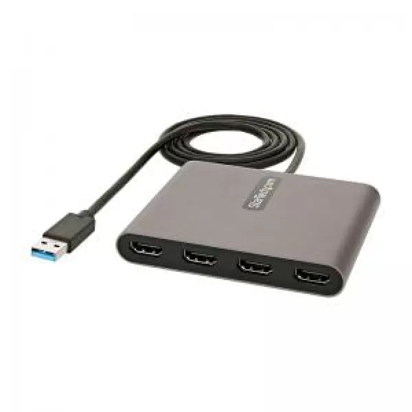 image of StarTech.com USB 3.0 to 4x HDMI Quad Monitor 1080p 60Hz Adapter Dongle