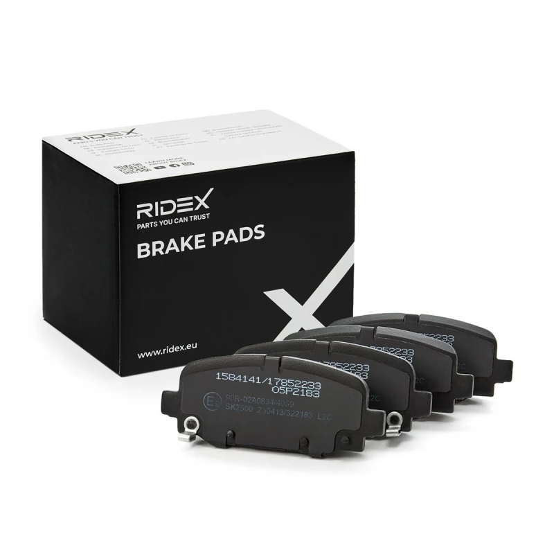Image of RIDEX Brake pad set RIDEX 402B1699