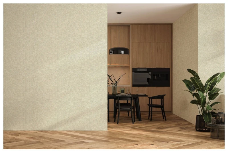 Image of Esselle Home Esselle Home Textured Weave Cream Wallpaper