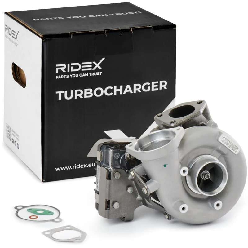 Image of RIDEX 2234C10294 Turbocharger with gaskets/seals Charger,charging system (2234)