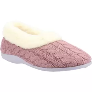 Image of Fleet & Foster Womens Sarina Slip On Knitted Warm Slippers UK Size 5 (EU 38)