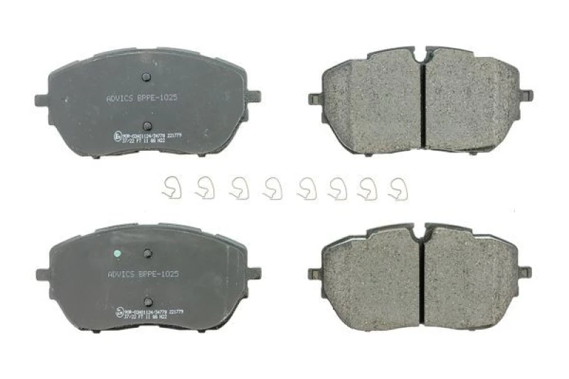 Image of AISIN Brake pad set AISIN BPPE-1025