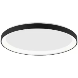 Image of Merano Aurora 58cm Integrated LED Semi Flush Light Sandy White Aluminium LED 48W 2880Lm 3000K