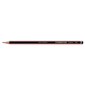 image of Staedtler Tradition 110 2H Cedar Wood Pencil Pack of 12 Pencils