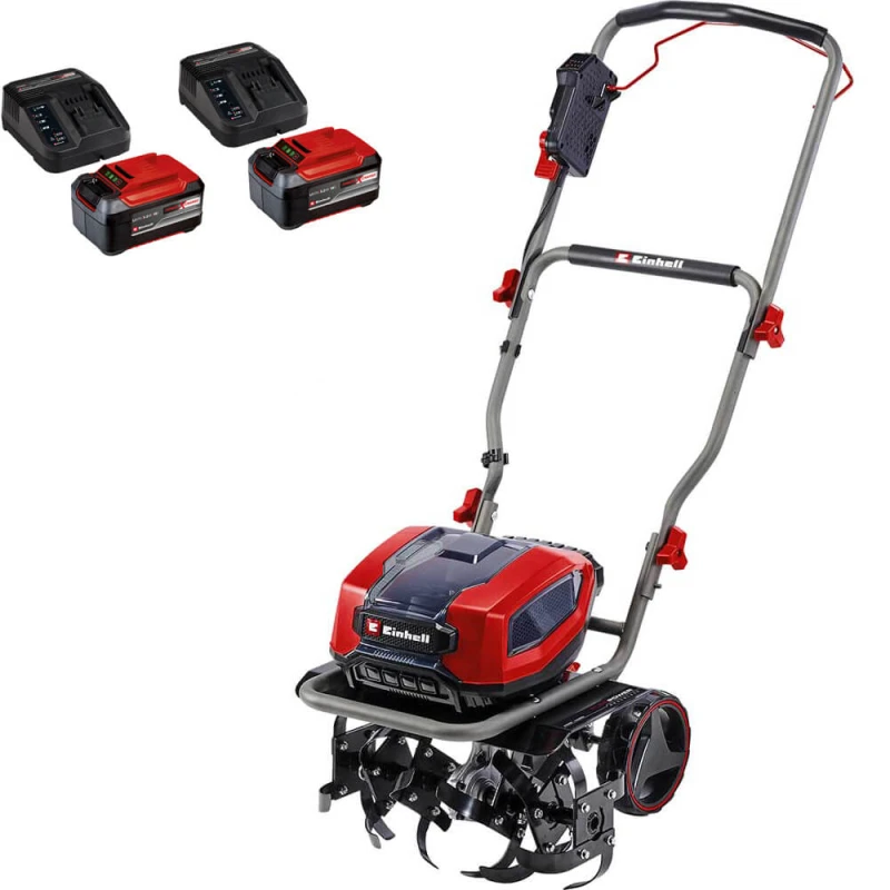 Image of Einhell Professional GP-CR 36/45 Li E BL 36v Cordless Brushless Tiller 450mm GP-CR 36/45 Li E BL Batteries: 2 x 5.2ah Li-ion